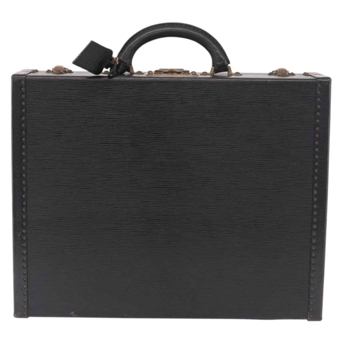 LOUIS VUITTON Epi President Trunk SPO Black M54212 LV Auth 189585