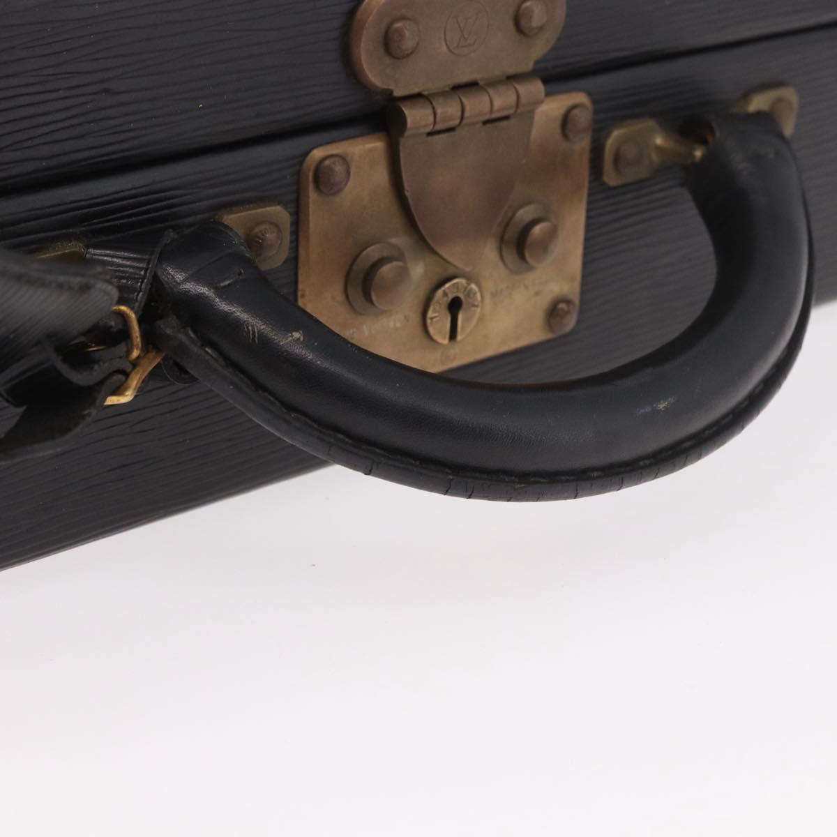 LOUIS VUITTON Epi President Trunk SPO Black M54212 LV Auth 189585