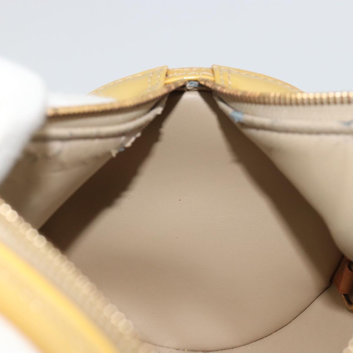 LOUIS VUITTON Monogram Vernis Bedford Hand Bag Beige M91006 LV Auth 189591