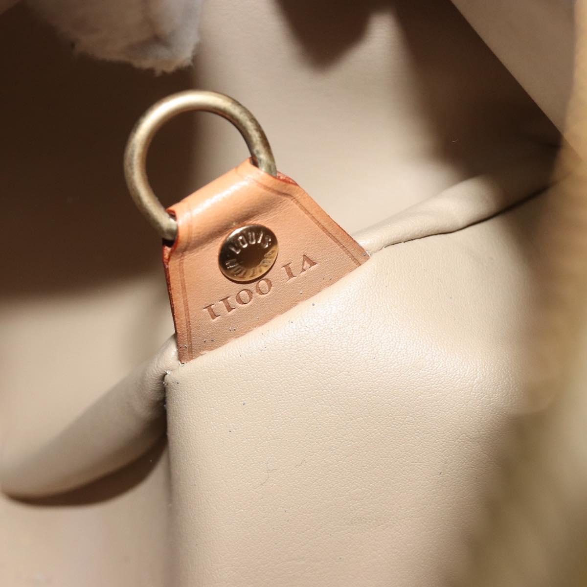LOUIS VUITTON Monogram Vernis Bedford Hand Bag Beige M91006 LV Auth 189591