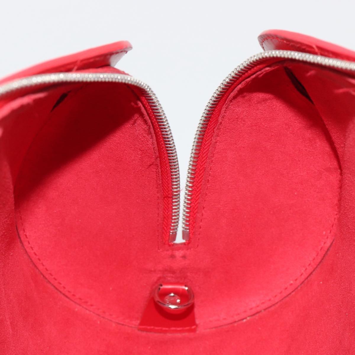 LOUIS VUITTON Epi Soufflot Hand Bag Red M52227 LV Auth 189593V