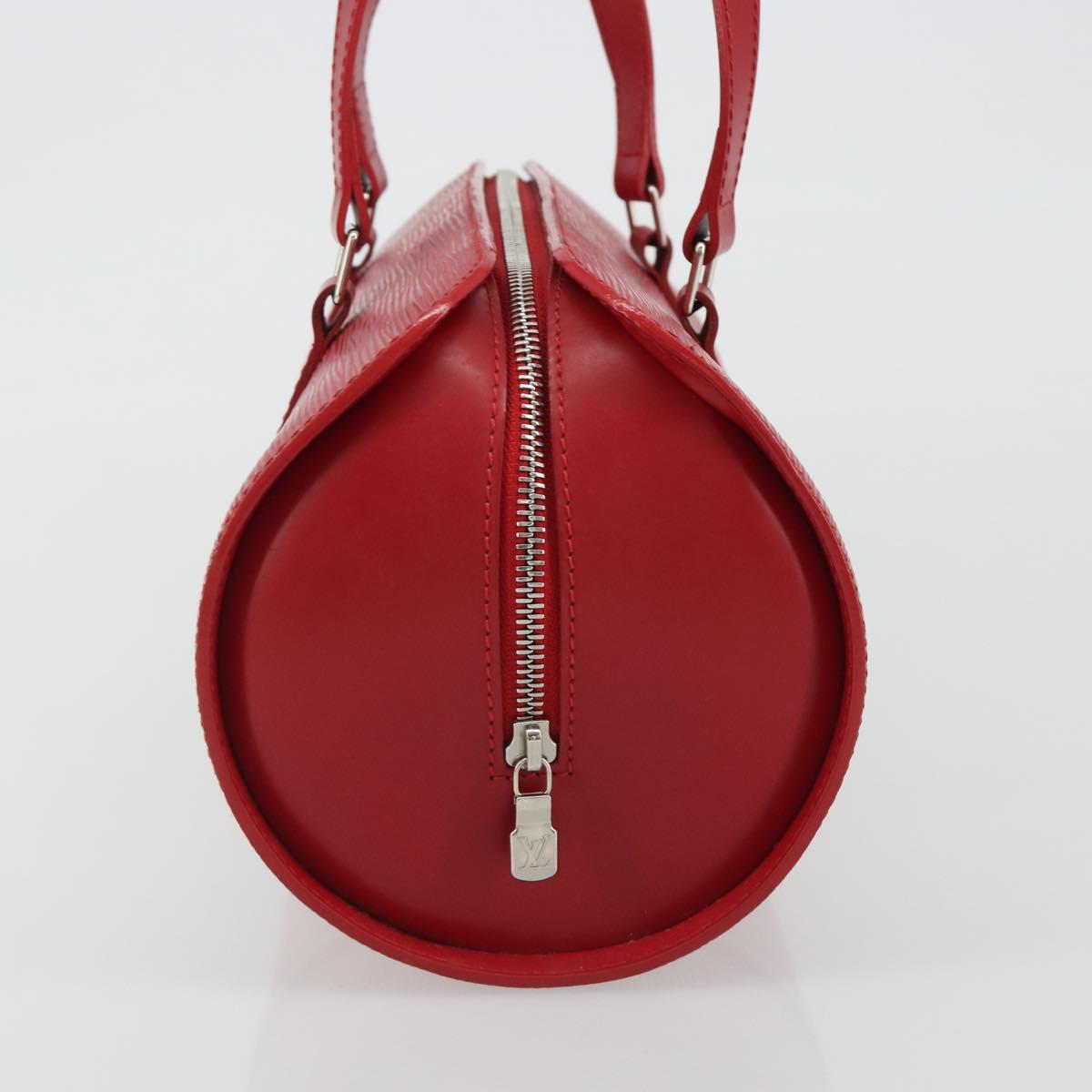 LOUIS VUITTON Epi Soufflot Hand Bag Red M52227 LV Auth 189593V
