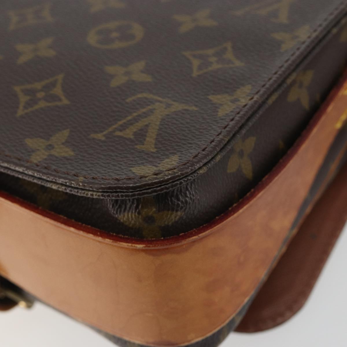 LOUIS VUITTON Monogram Cartouchiere MM Shoulder Bag M51253 LV Auth 189597