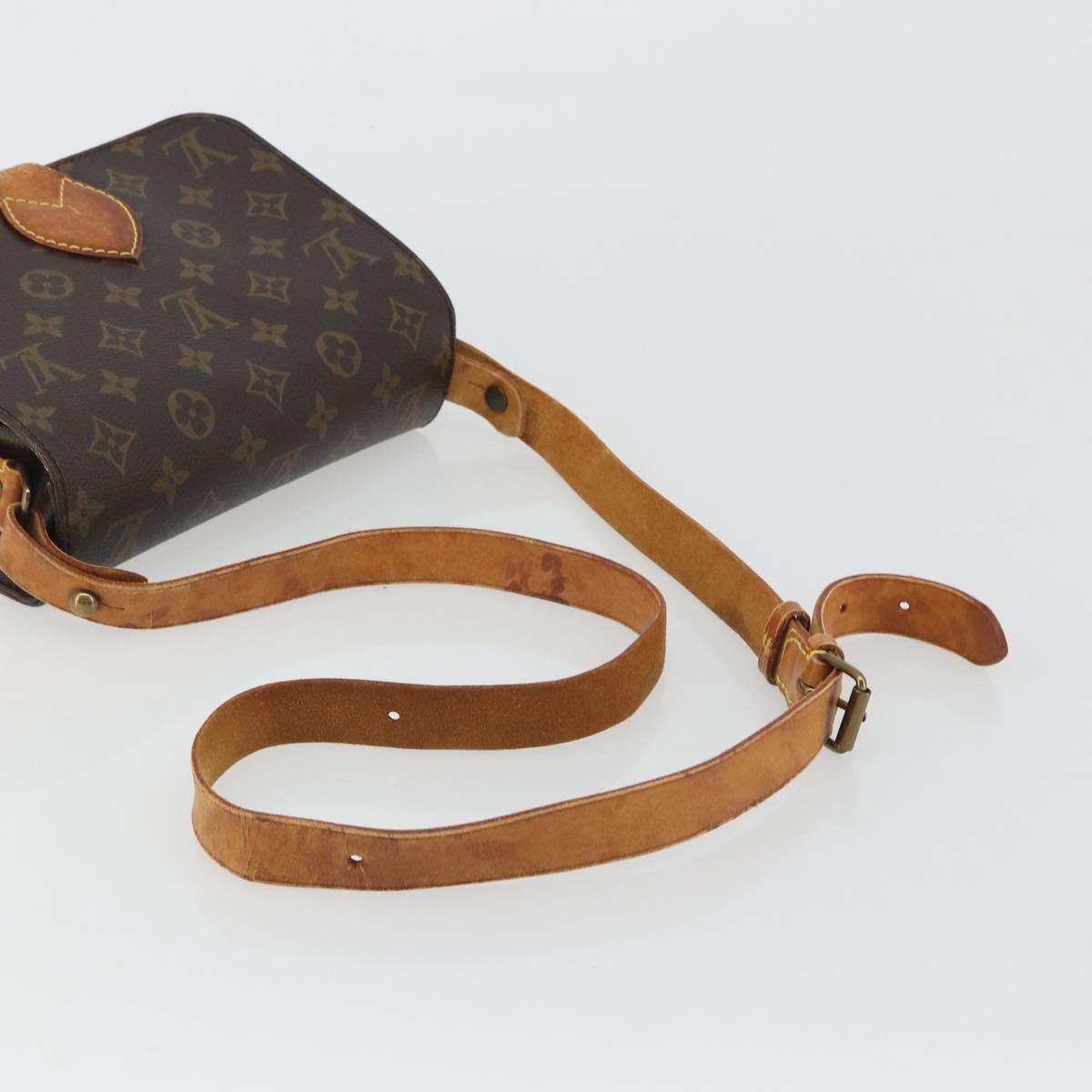 LOUIS VUITTON Monogram Cartouchiere MM Shoulder Bag M51253 LV Auth 189597