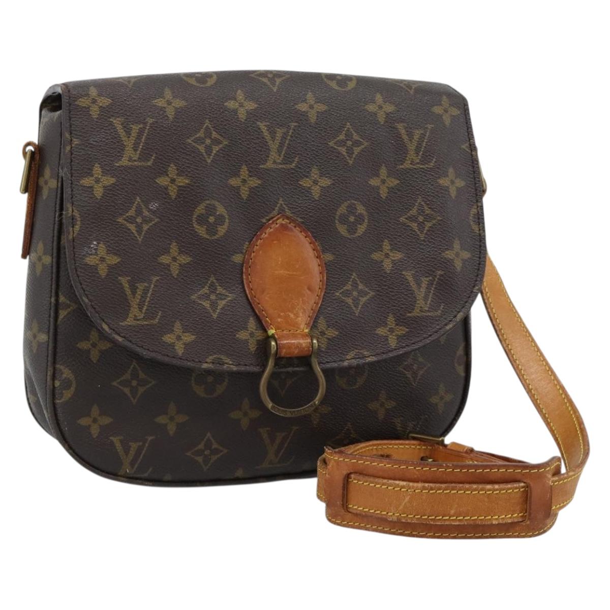 LOUIS VUITTON Monogram Saint Cloud GM Shoulder Bag M51242 LV Auth 189602