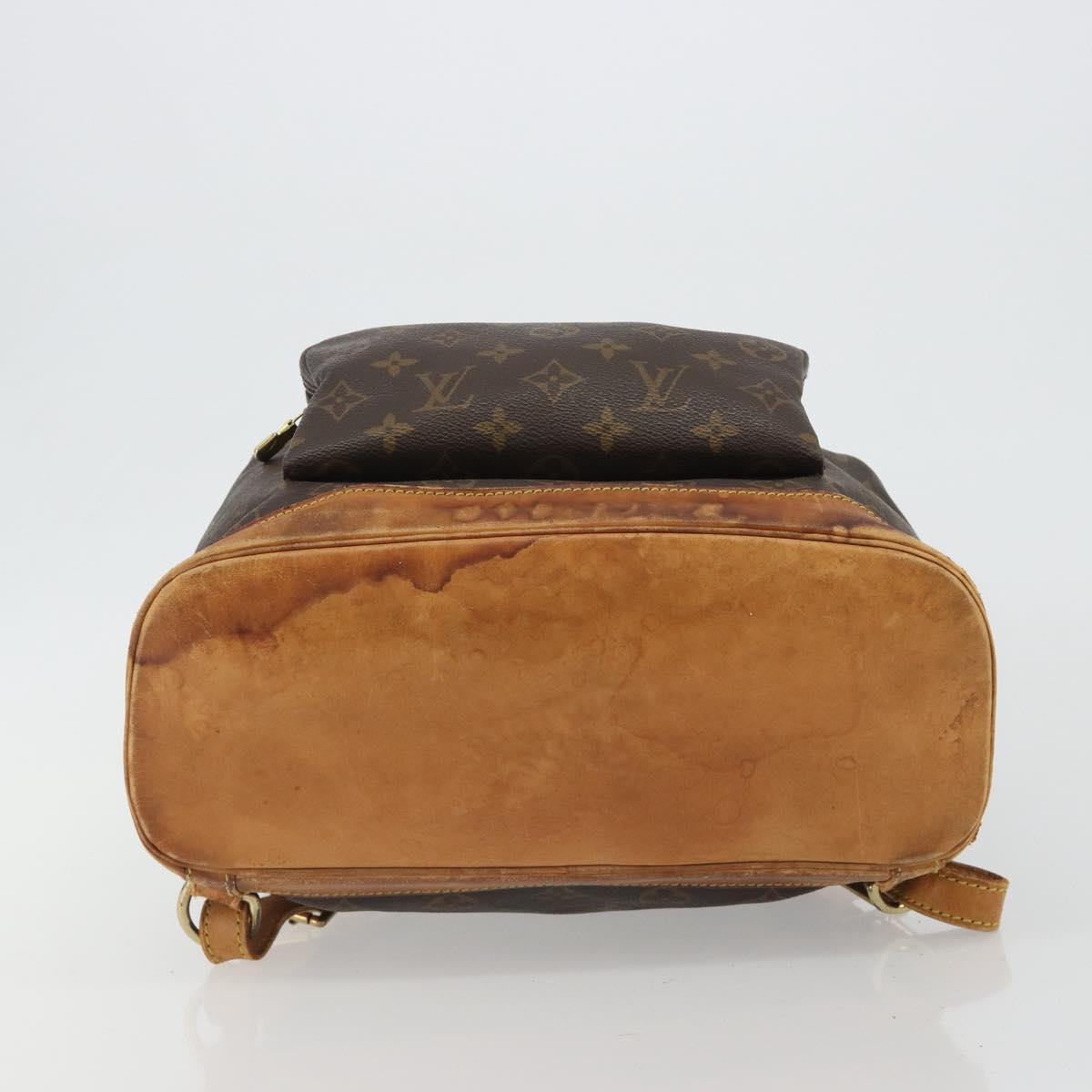 LOUIS VUITTON Monogram Montsouris GM Backpack M51135 LV Auth 189603