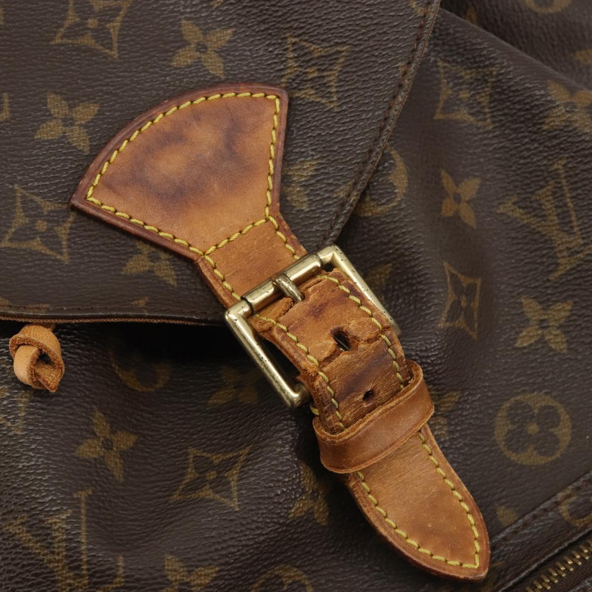 LOUIS VUITTON Monogram Montsouris GM Backpack M51135 LV Auth 189603