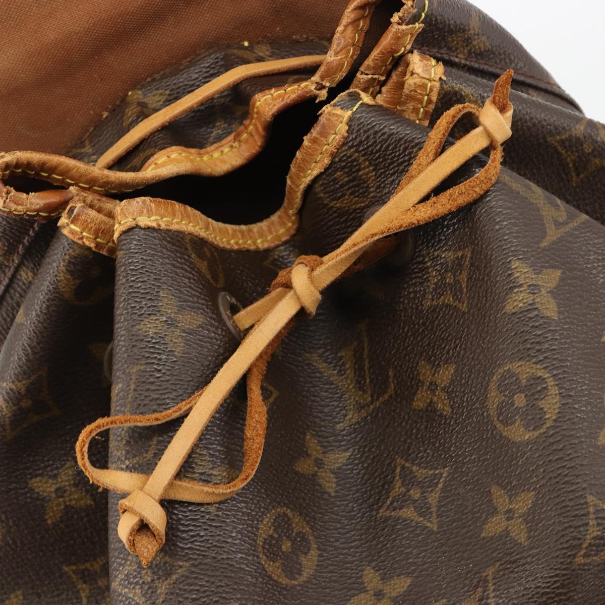 LOUIS VUITTON Monogram Montsouris GM Backpack M51135 LV Auth 189603
