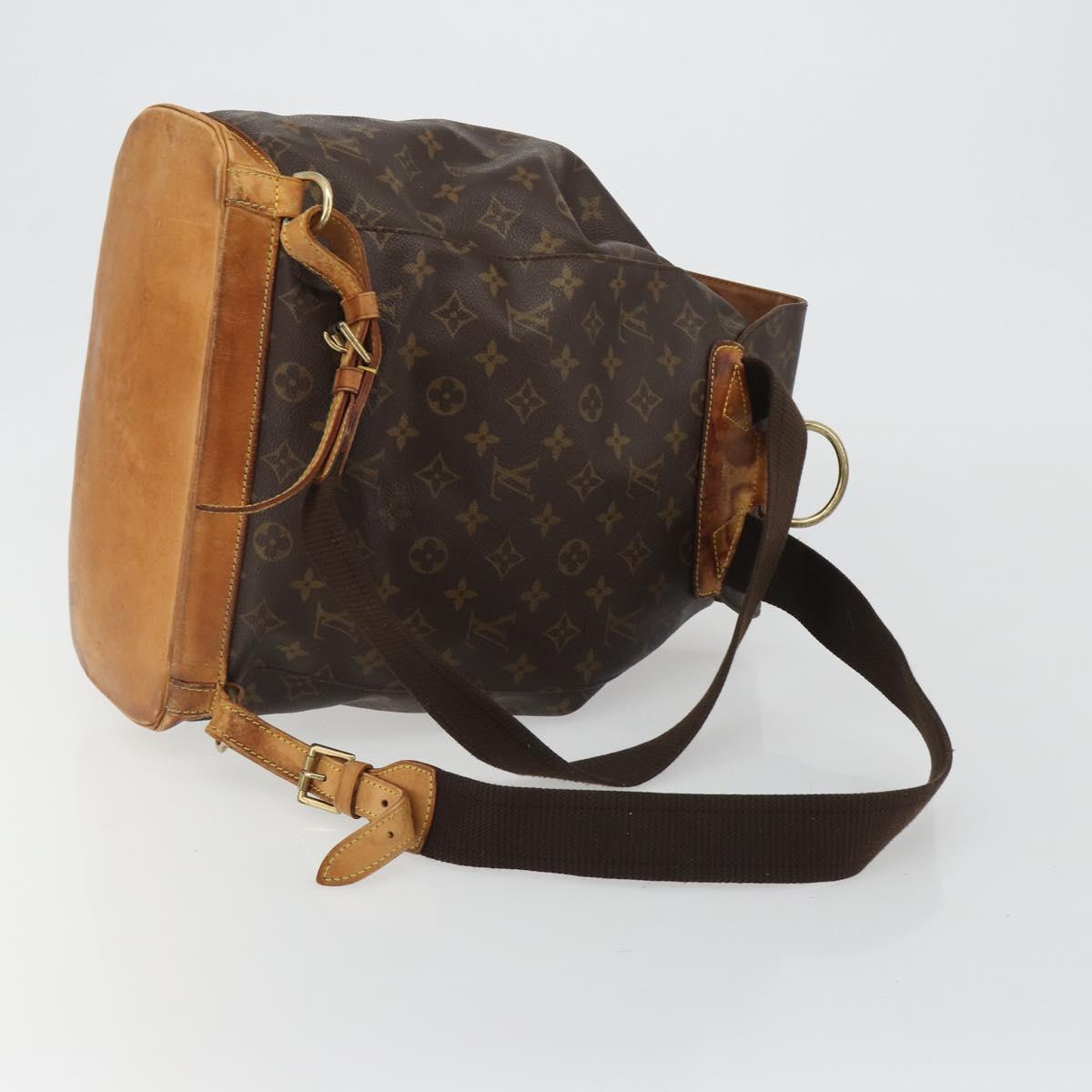 LOUIS VUITTON Monogram Montsouris GM Backpack M51135 LV Auth 189603