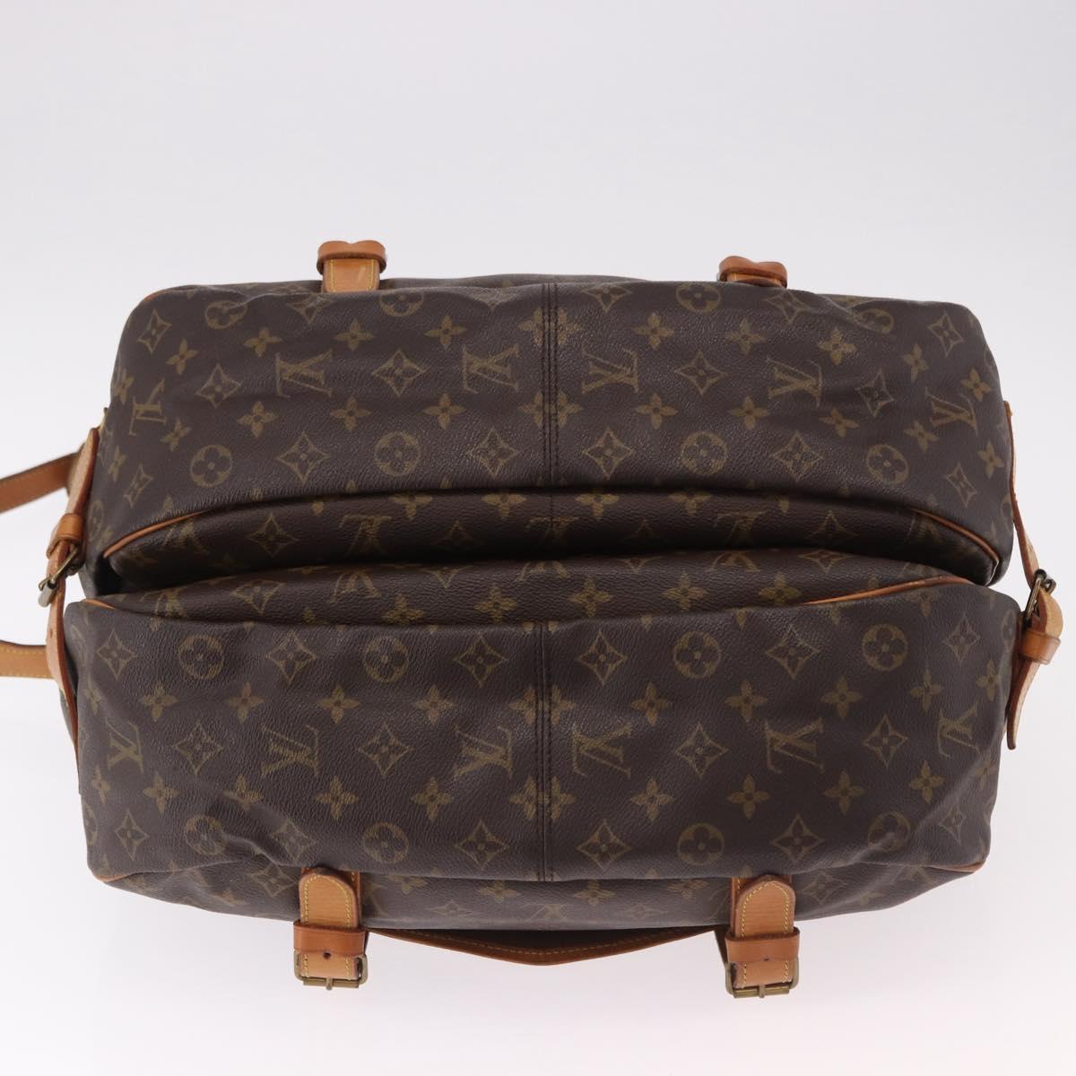 LOUIS VUITTON Monogram Saumur 43 Shoulder Bag M42252 LV Auth 189607