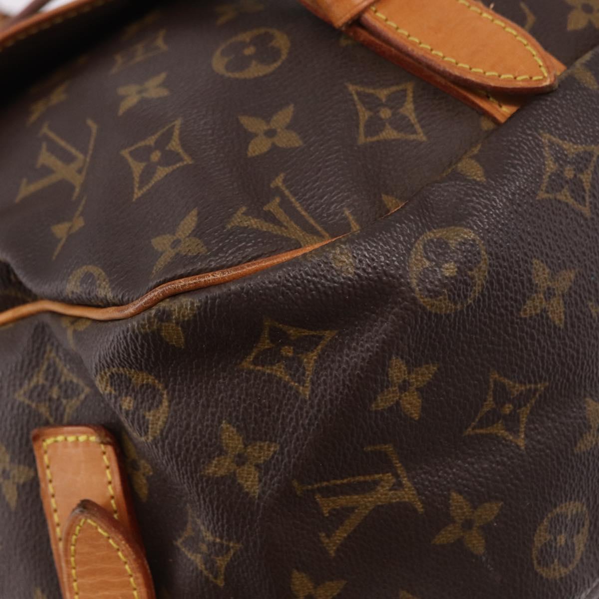 LOUIS VUITTON Monogram Saumur 43 Shoulder Bag M42252 LV Auth 189607