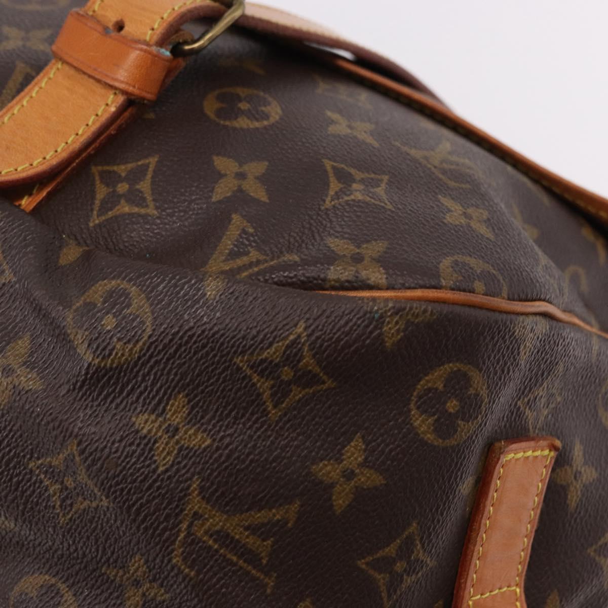 LOUIS VUITTON Monogram Saumur 43 Shoulder Bag M42252 LV Auth 189607