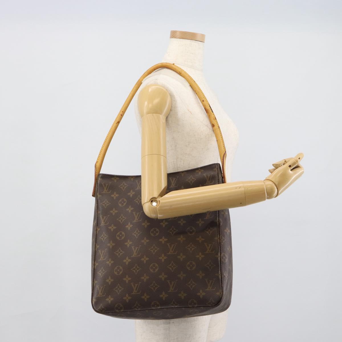 LOUIS VUITTON Monogram Looping GM Shoulder Bag M51145 LV Auth 189611