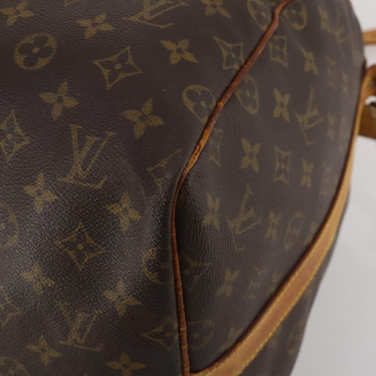 LOUIS VUITTON Monogram Keepall Bandouliere 55 Boston Bag M41414 LV Auth 189613