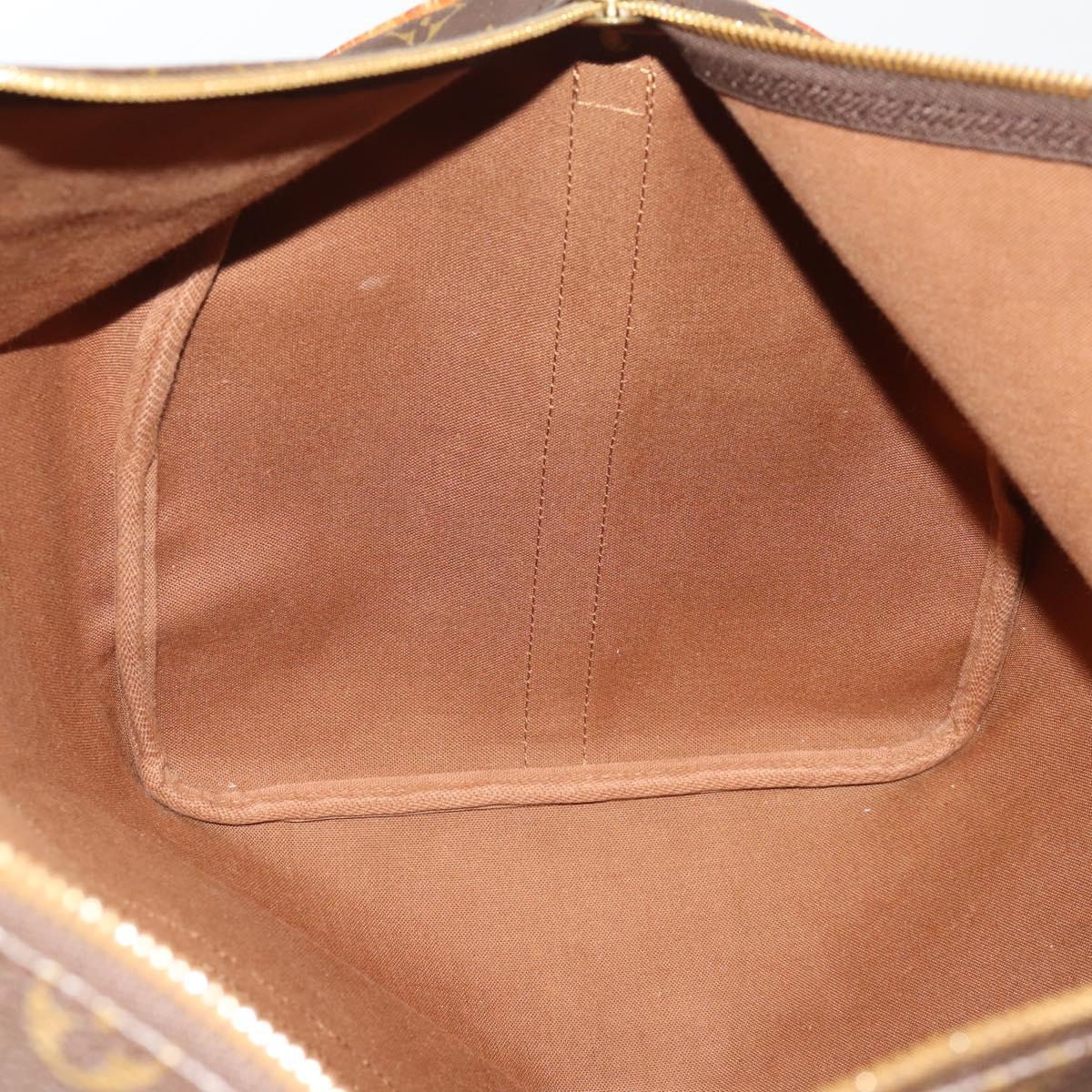 LOUIS VUITTON Monogram Keepall Bandouliere 55 Boston Bag M41414 LV Auth 189613