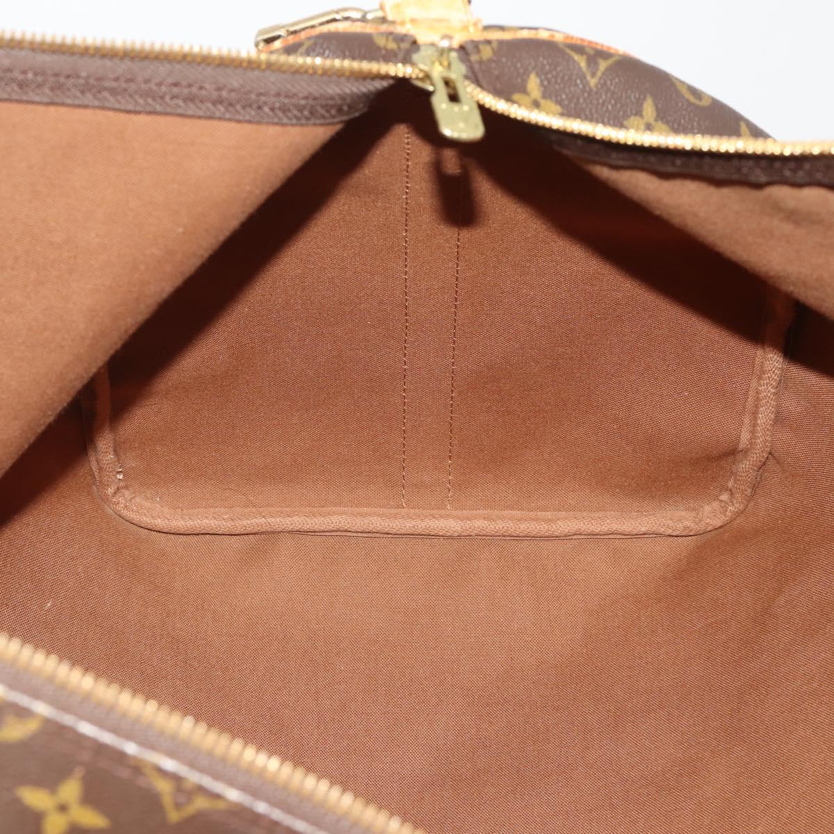 LOUIS VUITTON Monogram Keepall Bandouliere 55 Boston Bag M41414 LV Auth 189613