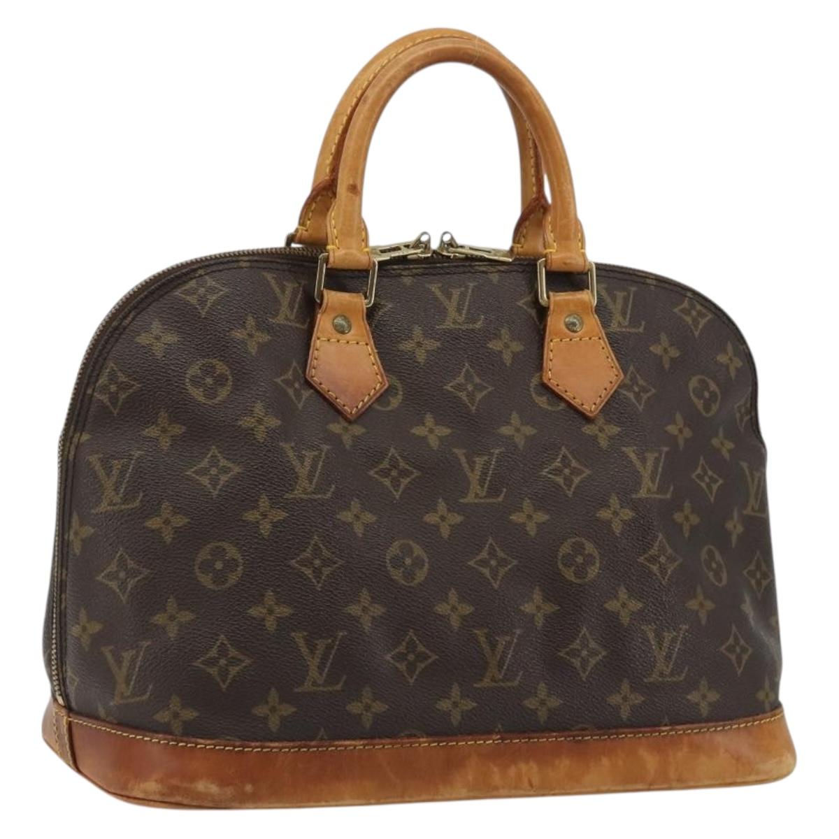 LOUIS VUITTON Monogram Alma Hand Bag M51130 LV Auth 189618