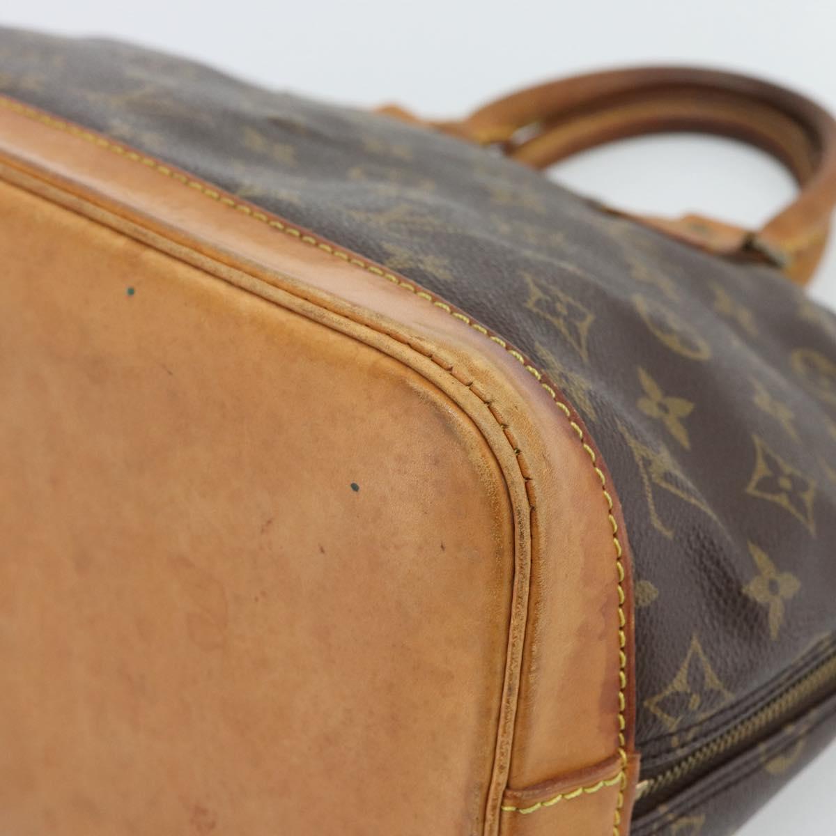 LOUIS VUITTON Monogram Alma Hand Bag M51130 LV Auth 189623