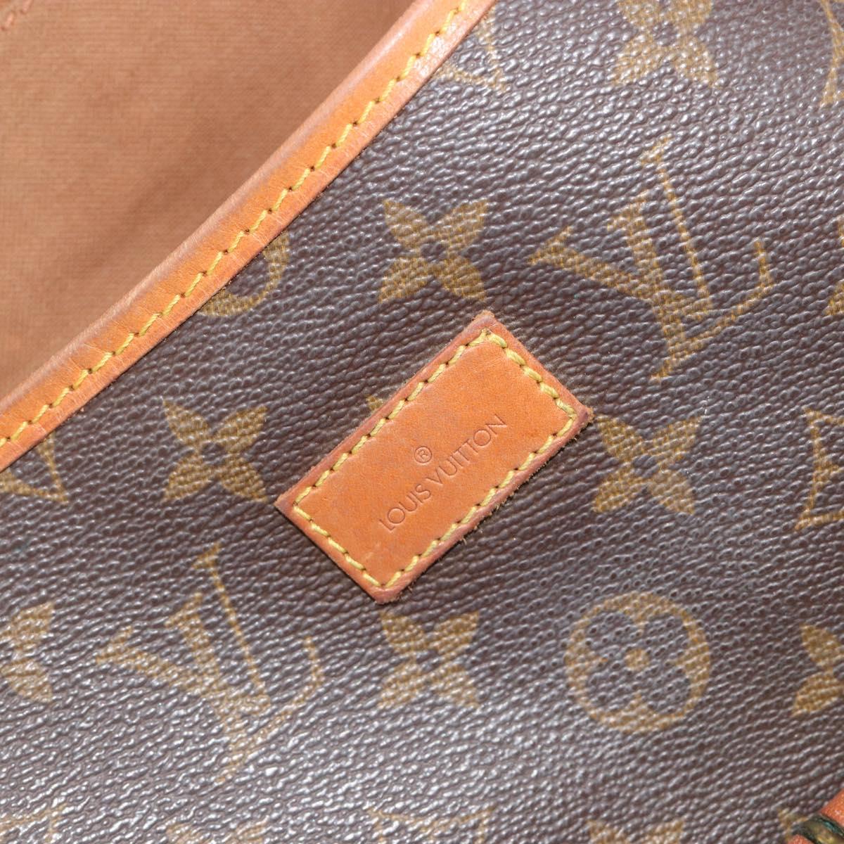 LOUIS VUITTON Monogram Saumur 35 Shoulder Bag M42254 LV Auth 189628