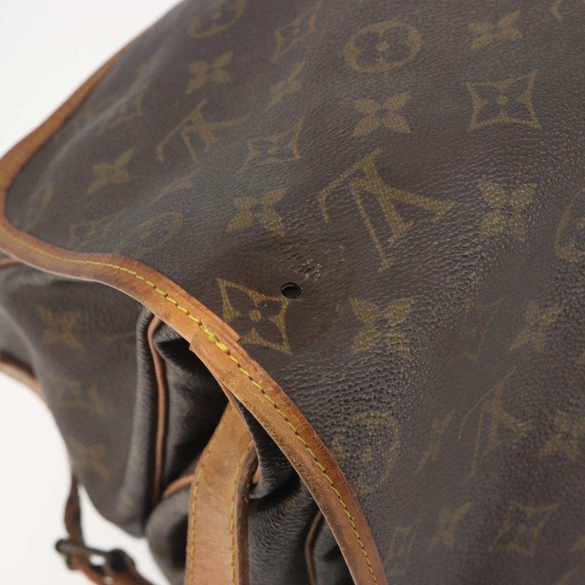 LOUIS VUITTON Monogram Saumur 35 Shoulder Bag M42254 LV Auth 189628