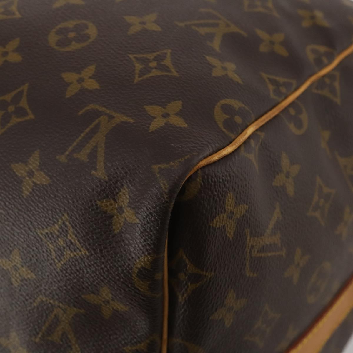 LOUIS VUITTON Monogram Keepall Bandouliere 55 Boston Bag M41414 LV Auth 189631