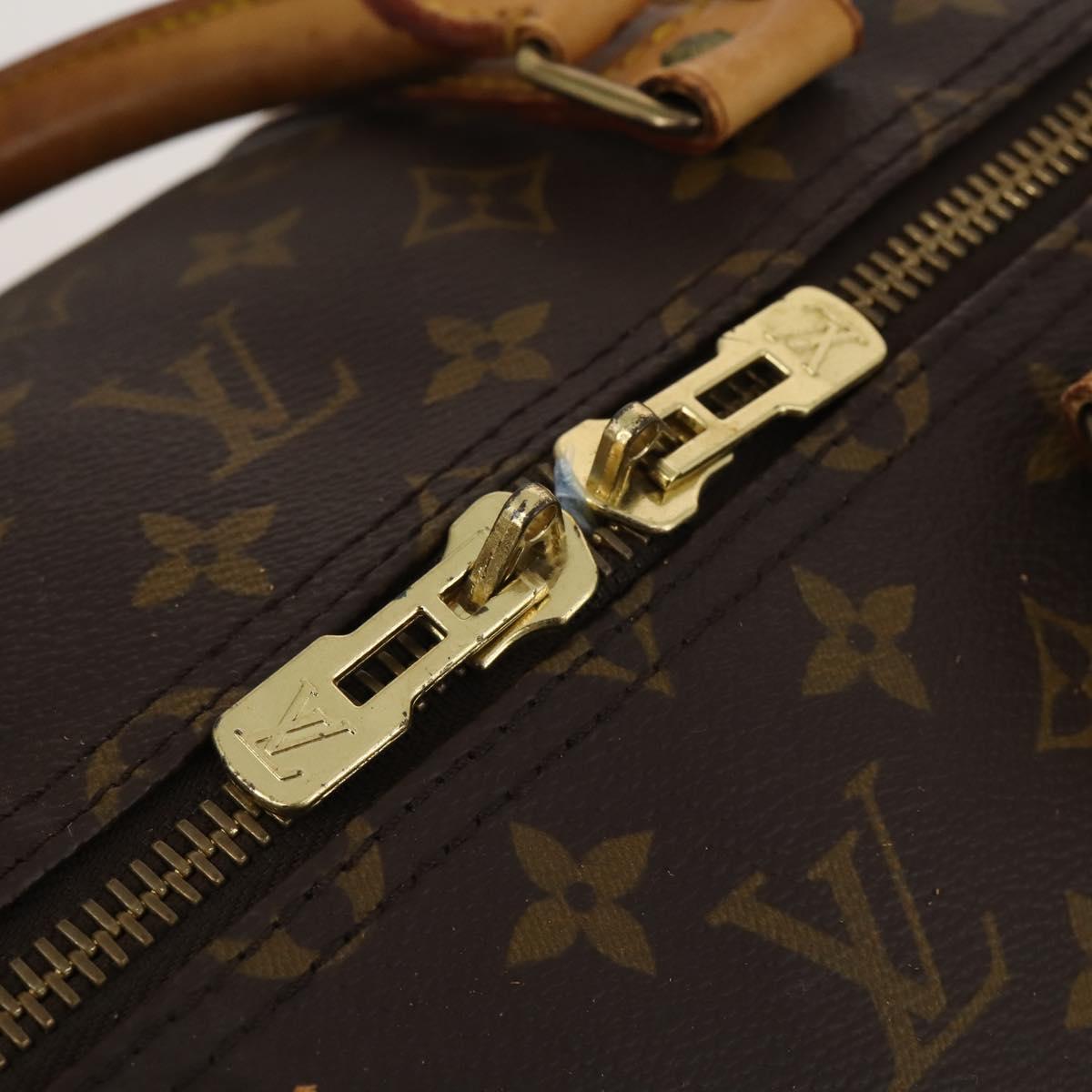 LOUIS VUITTON Monogram Keepall Bandouliere 55 Boston Bag M41414 LV Auth 189631