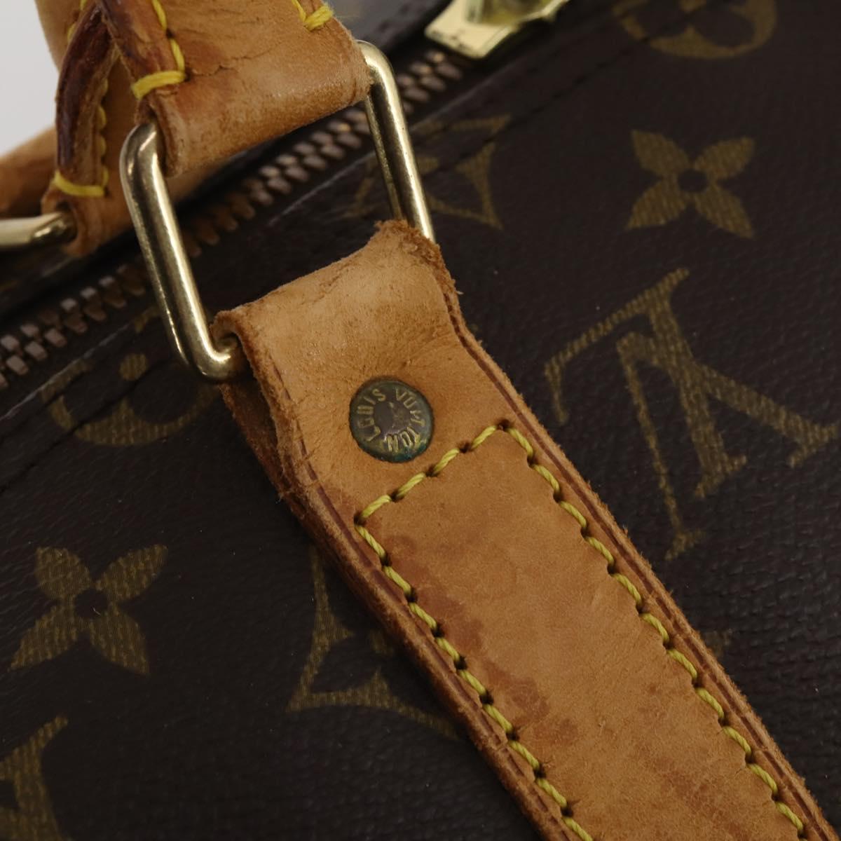 LOUIS VUITTON Monogram Keepall Bandouliere 50 Boston Bag M41416 LV Auth 189632