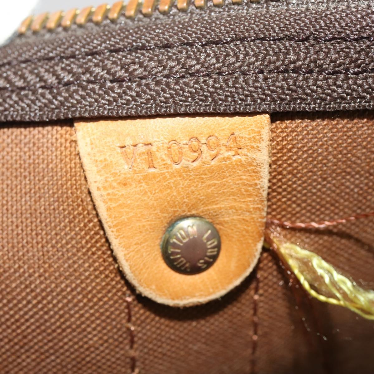 LOUIS VUITTON Monogram Keepall Bandouliere 50 Boston Bag M41416 LV Auth 189632