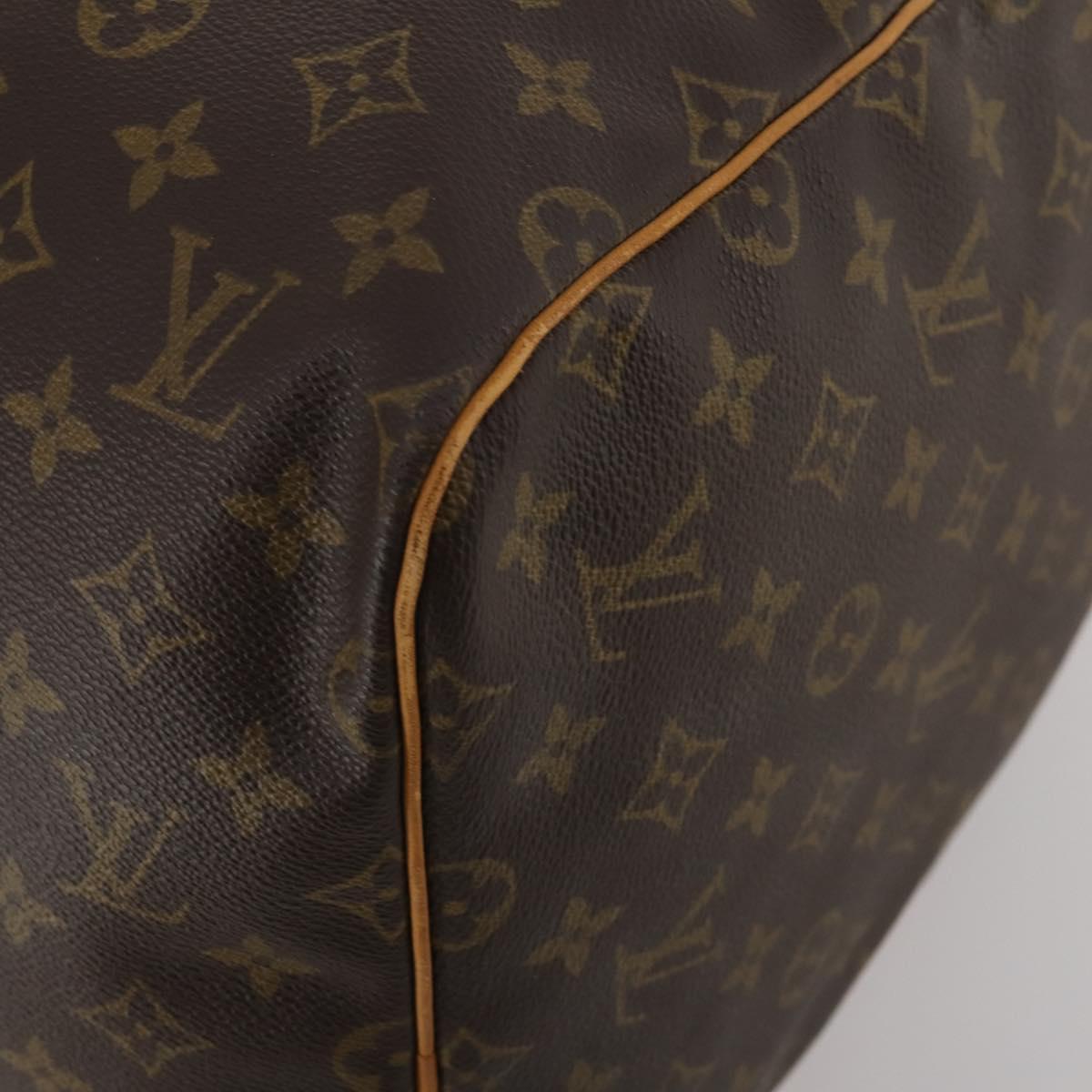 LOUIS VUITTON Monogram Keepall 55 Boston Bag M41424 LV Auth 189633