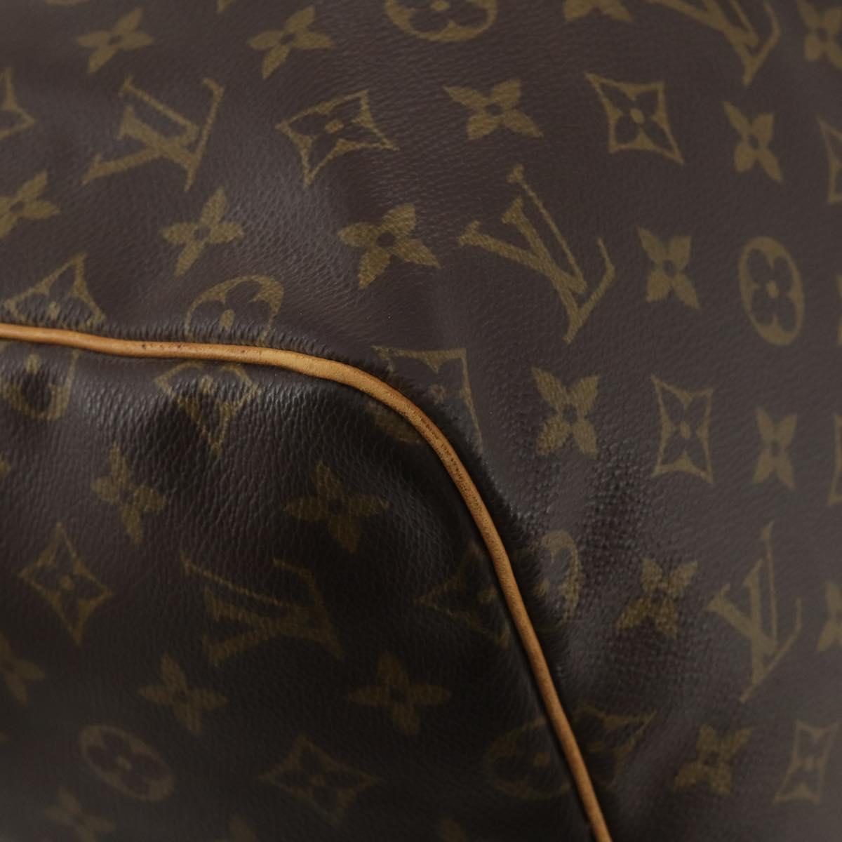 LOUIS VUITTON Monogram Keepall 55 Boston Bag M41424 LV Auth 189633