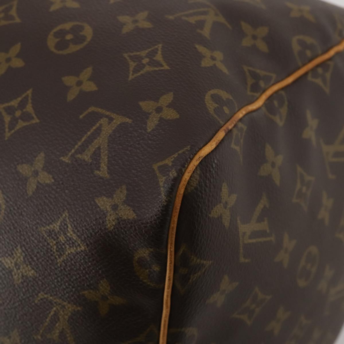 LOUIS VUITTON Monogram Keepall 55 Boston Bag M41424 LV Auth 189633
