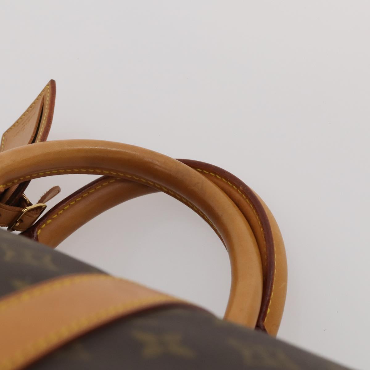 LOUIS VUITTON Monogram Keepall 55 Boston Bag M41424 LV Auth 189633