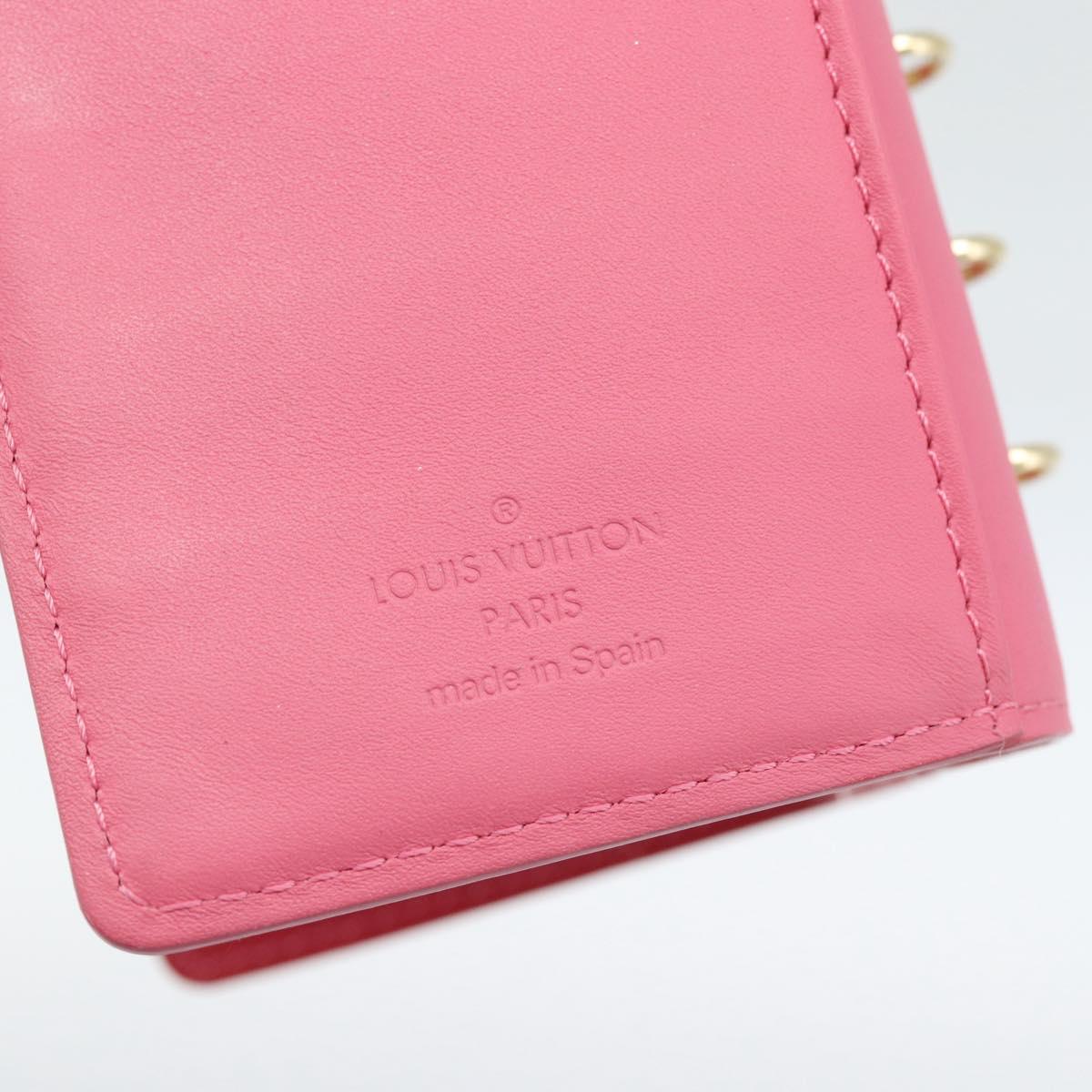 LOUIS VUITTON Vernis Agenda PM Day Planner Cover Fran Boise R2101F Auth 189639A
