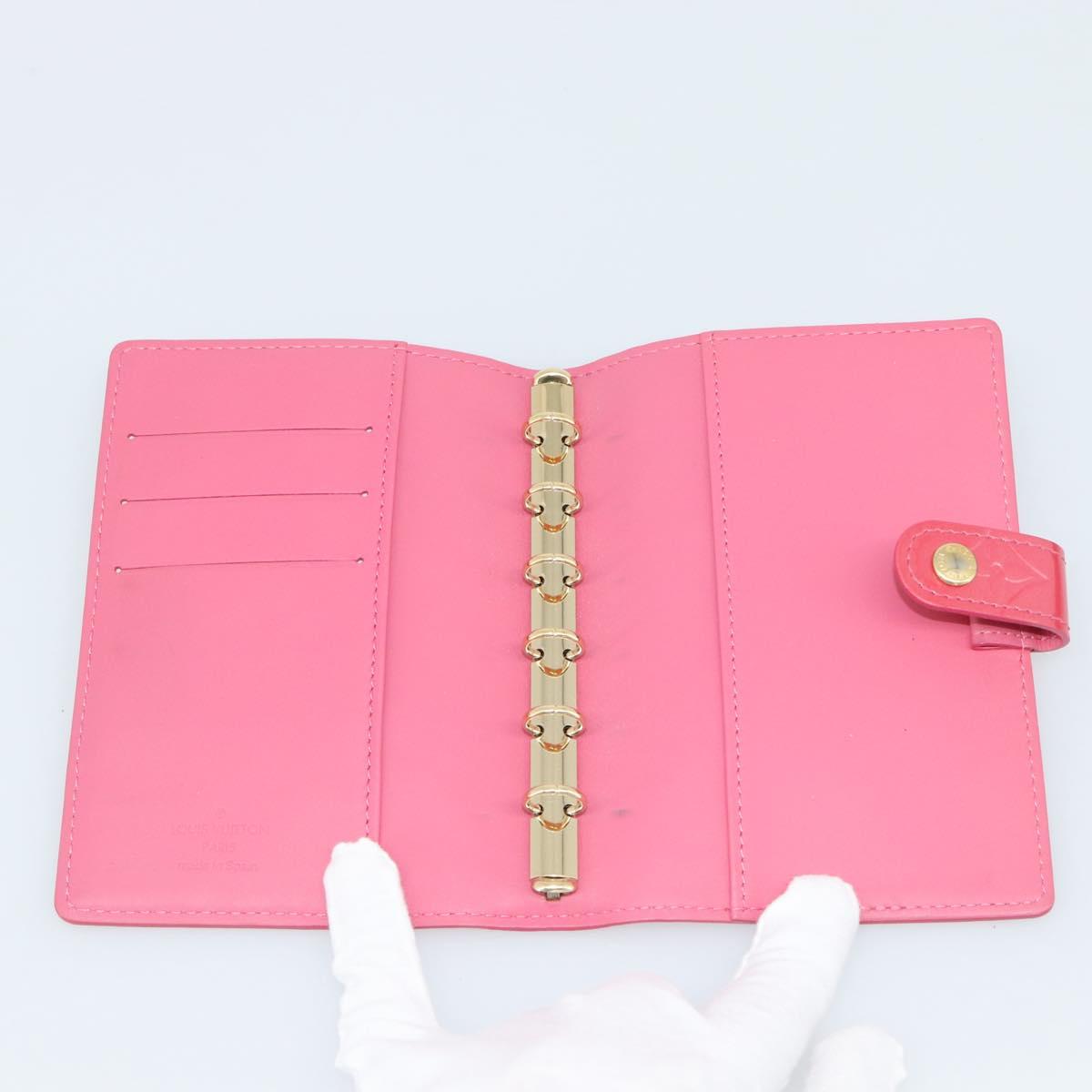 LOUIS VUITTON Vernis Agenda PM Day Planner Cover Fran Boise R2101F Auth 189639A