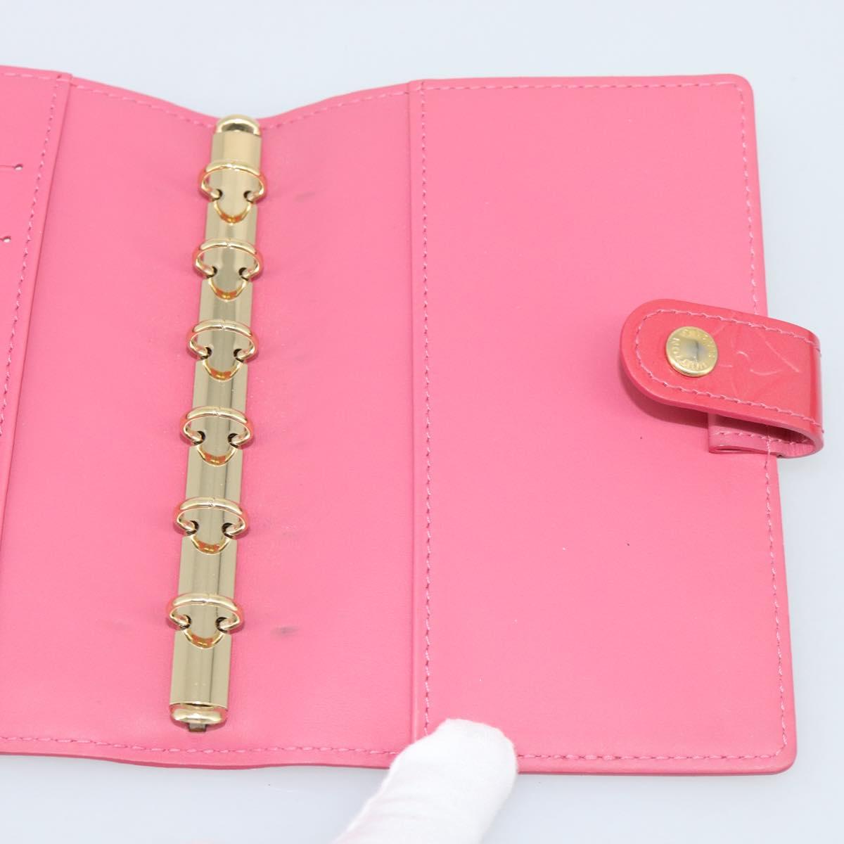 LOUIS VUITTON Vernis Agenda PM Day Planner Cover Fran Boise R2101F Auth 189639A