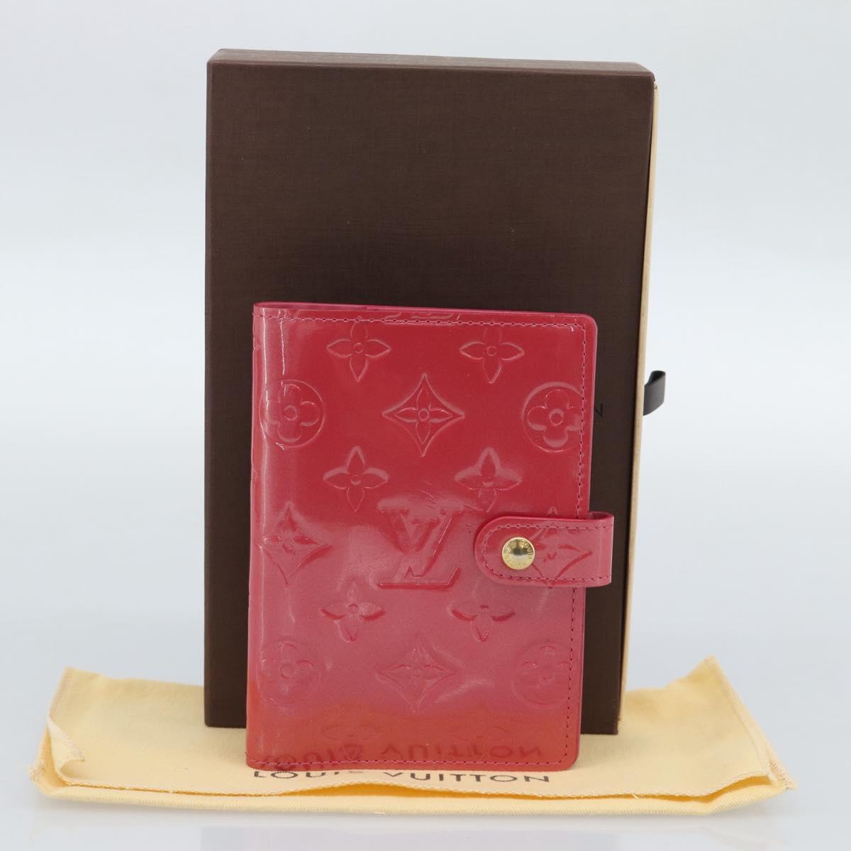 LOUIS VUITTON Vernis Agenda PM Day Planner Cover Fran Boise R2101F Auth 189639A