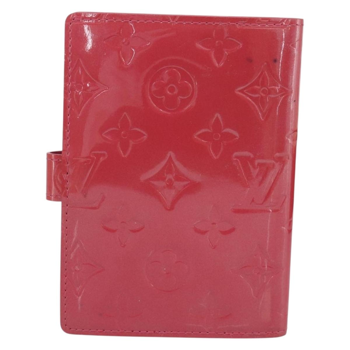 LOUIS VUITTON Vernis Agenda PM Day Planner Cover Fran Boise R2101F Auth 189639A