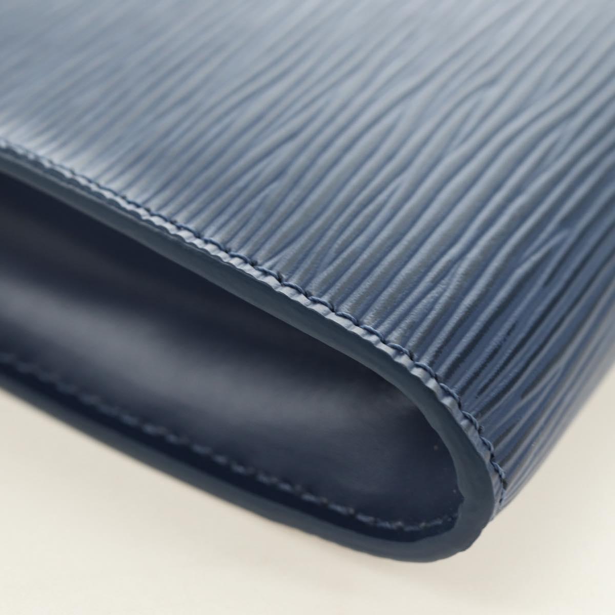 LOUIS VUITTON Epi Pochette Accessoires Pouch Blue M52945 LV Auth 189654V