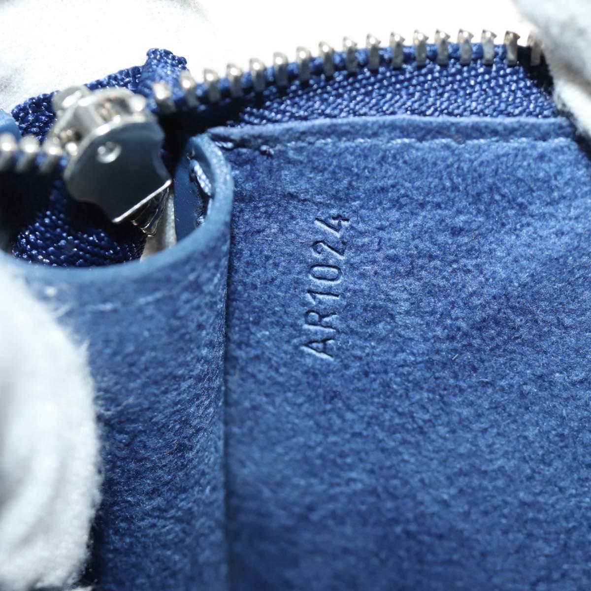 LOUIS VUITTON Epi Pochette Accessoires Pouch Blue M52945 LV Auth 189654V