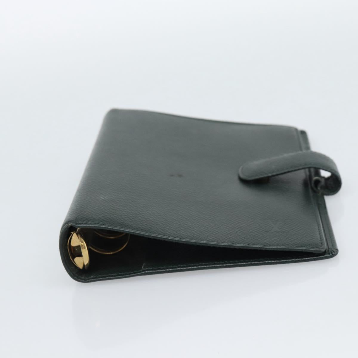 LOUIS VUITTON Taiga Agenda MM Day Planner Cover Epicea R20403 LV Auth 189655