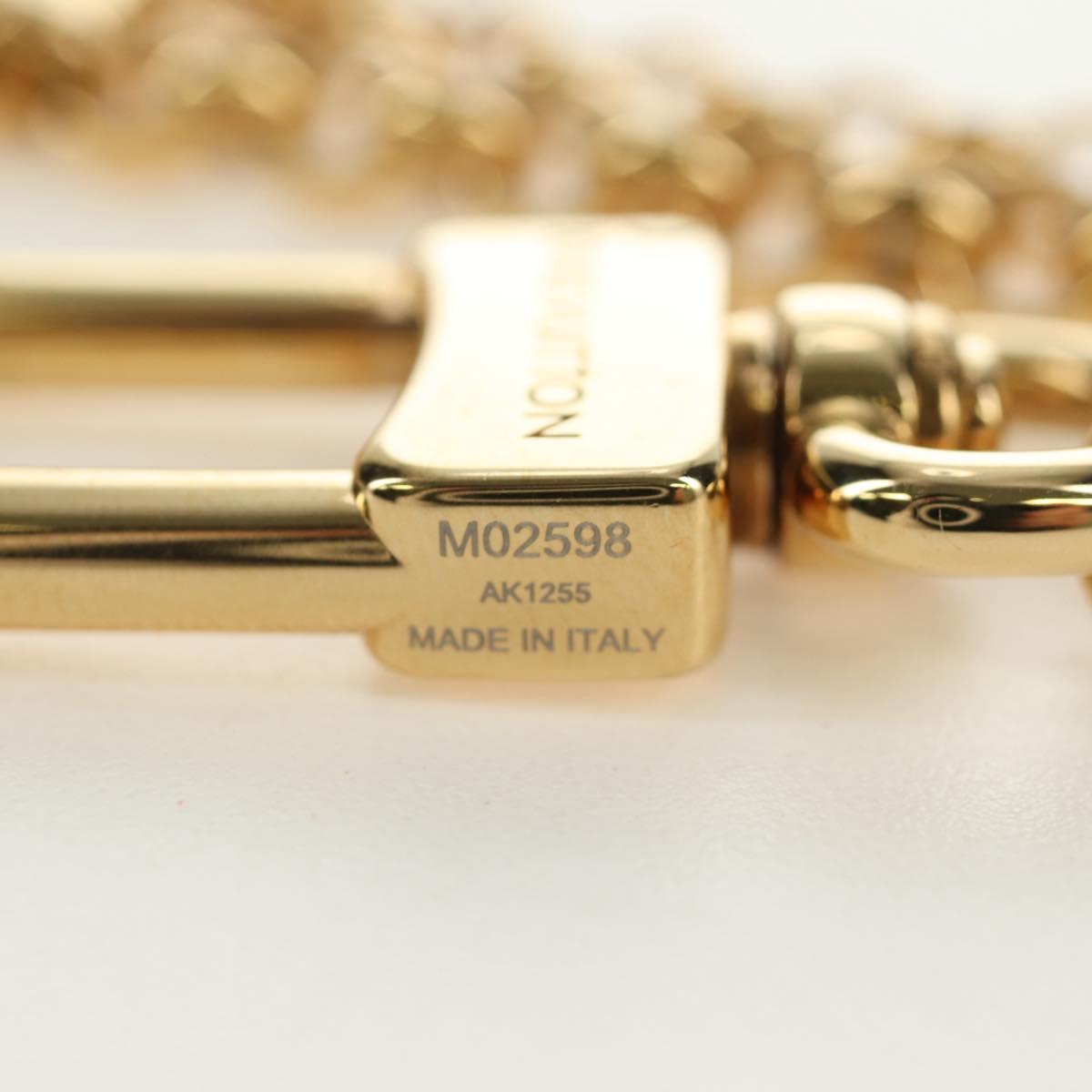 LOUIS VUITTON LVxTM Bag Chain Cherry Bag Charm metal Gold M02598 Auth 189656SAM