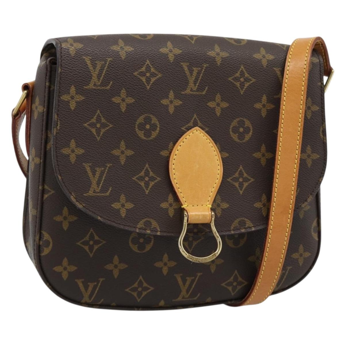 LOUIS VUITTON Monogram Saint Cloud GM Shoulder Bag M51242 LV Auth 189664V