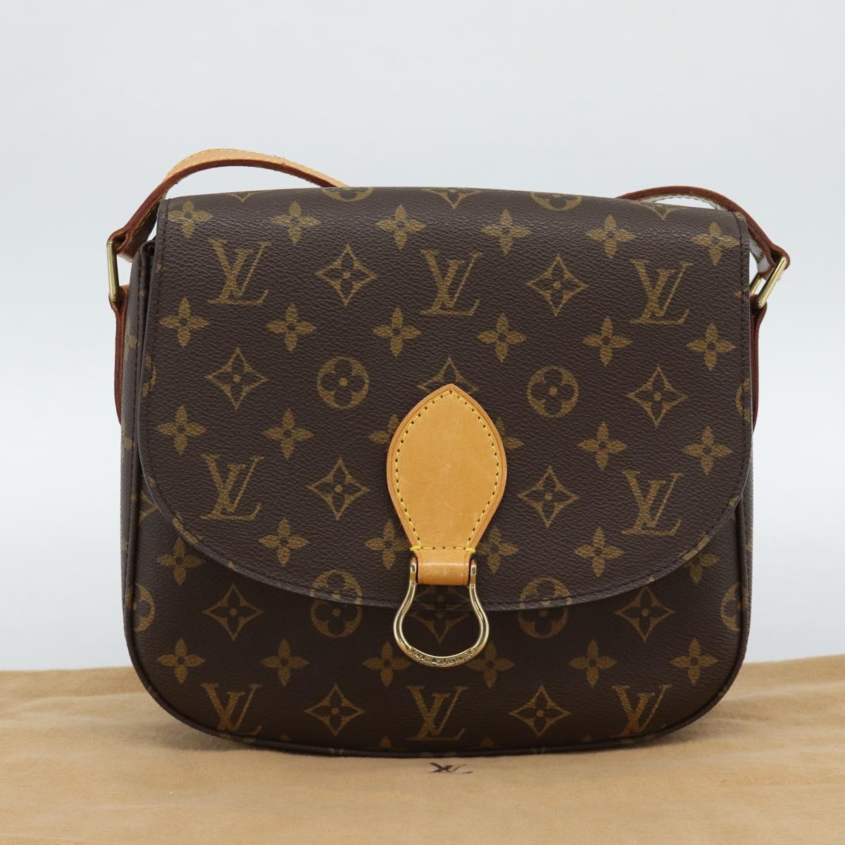 LOUIS VUITTON Monogram Saint Cloud GM Shoulder Bag M51242 LV Auth 189664V