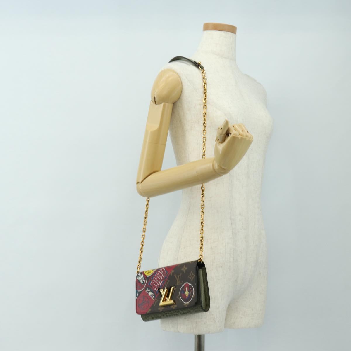 LOUIS VUITTON Monogram Kabuki Twist MM Shoulder Bag M67270 LV Auth 189668SAM