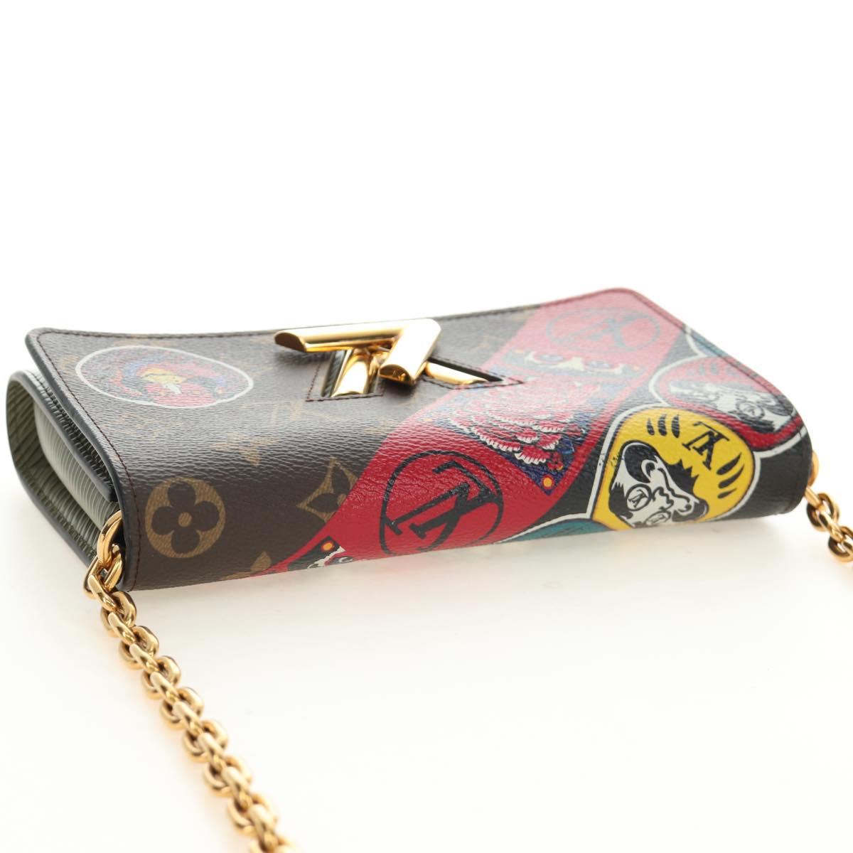 LOUIS VUITTON Monogram Kabuki Twist MM Shoulder Bag M67270 LV Auth 189668SAM
