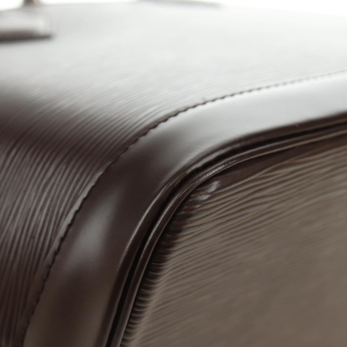 LOUIS VUITTON Epi Alma Hand Bag Mocha M5214D LV Auth 189669V