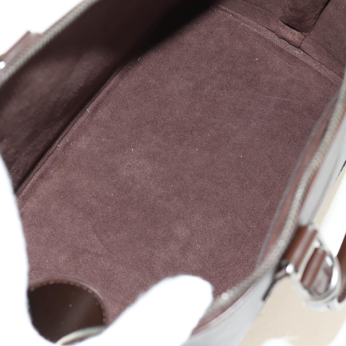 LOUIS VUITTON Epi Alma Hand Bag Mocha M5214D LV Auth 189669V