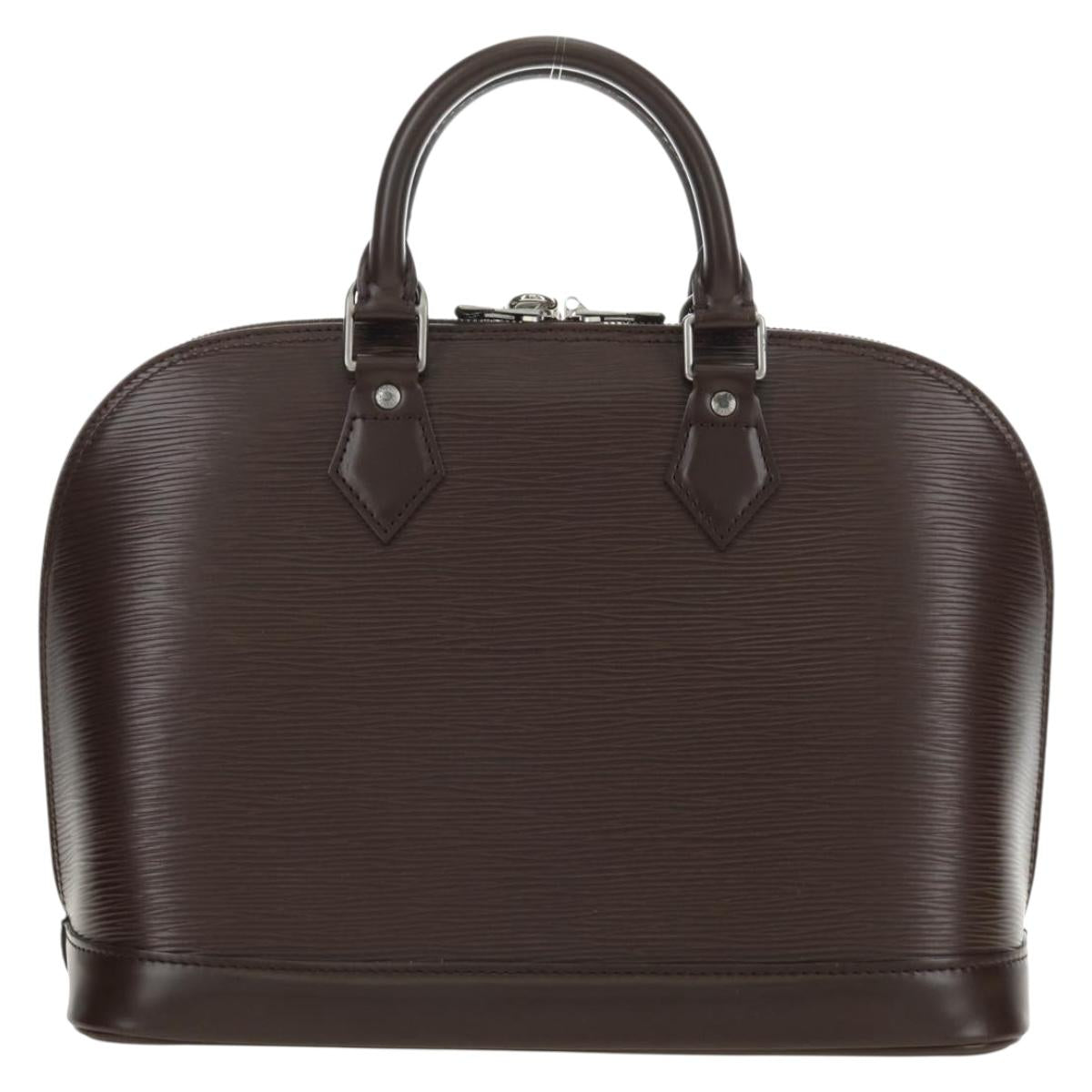 LOUIS VUITTON Epi Alma Hand Bag Mocha M5214D LV Auth 189669V
