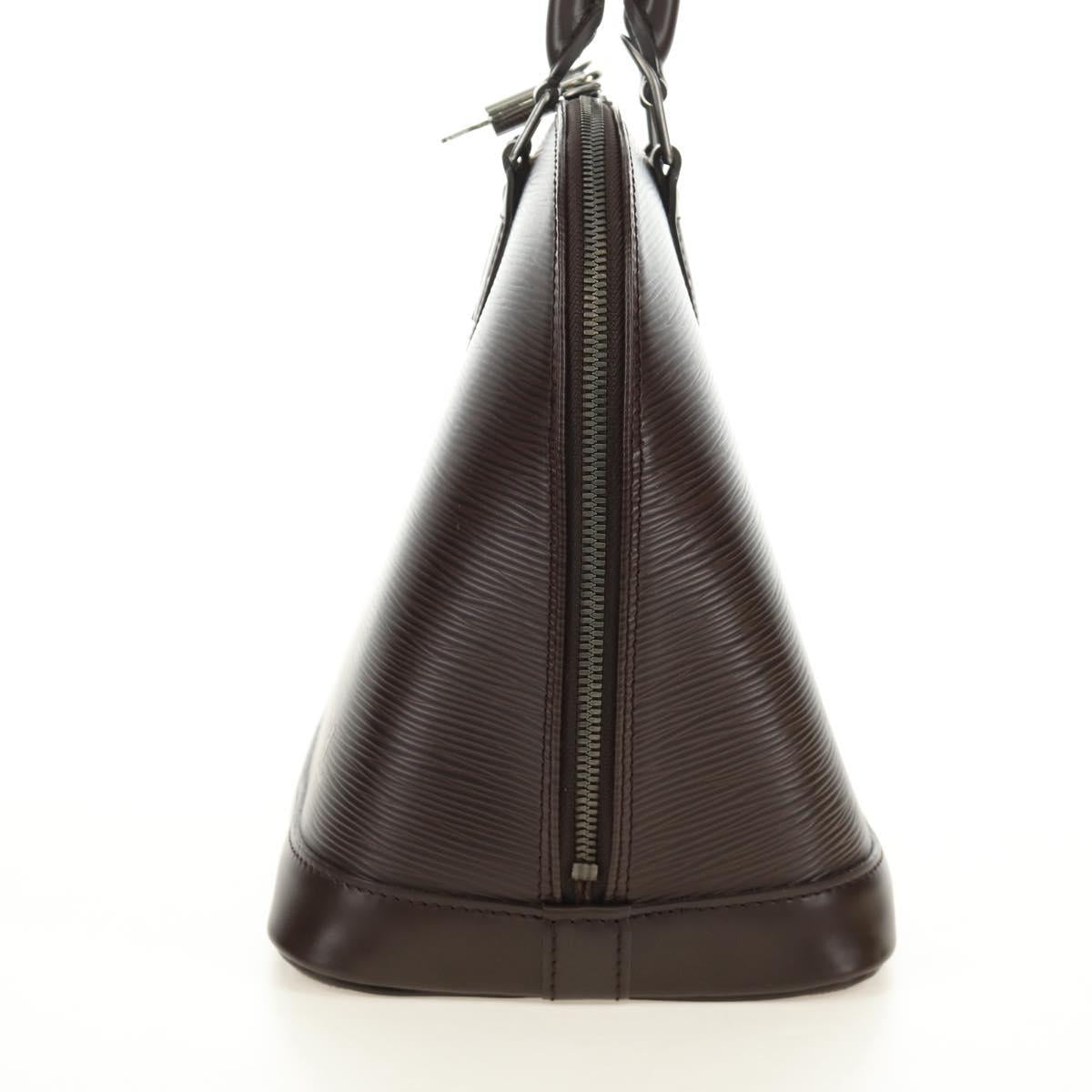 LOUIS VUITTON Epi Alma Hand Bag Mocha M5214D LV Auth 189669V