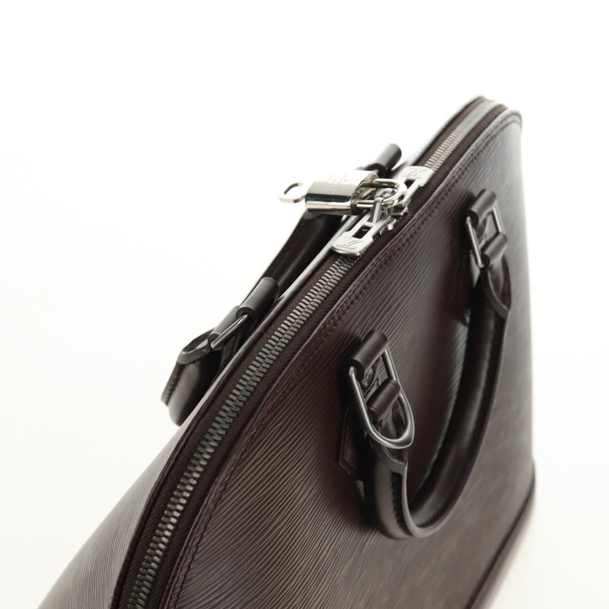 LOUIS VUITTON Epi Alma Hand Bag Mocha M5214D LV Auth 189669V